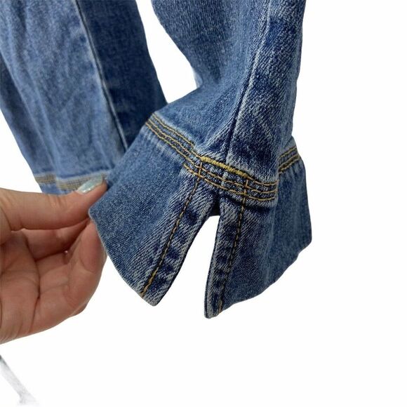 Gloria Vanderbilt Blue Jean Capri Pants Size 8 - Picture 4 of 6